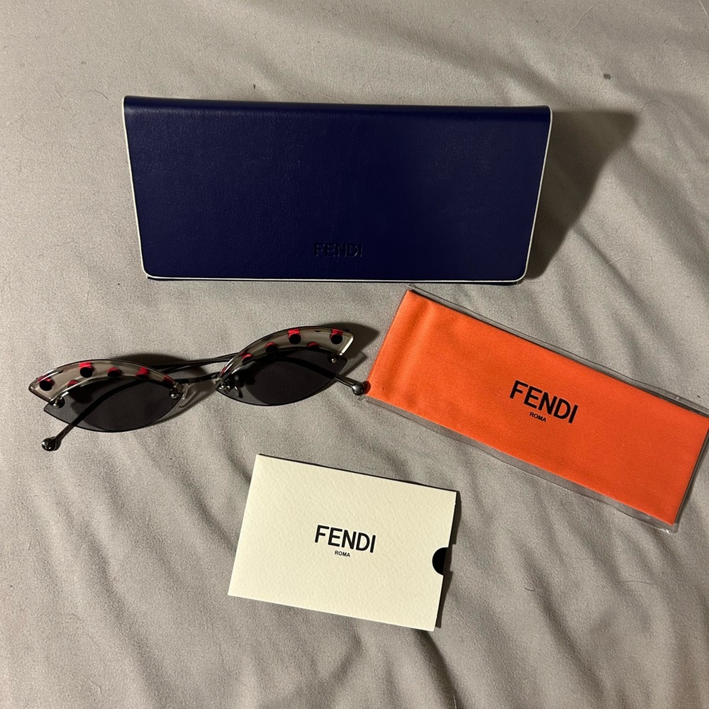 NWOT Fendi 58mm Cat Eye Sunglasses - Never Worn